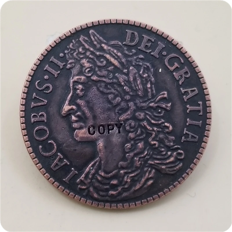 1689 Ireland 30 Pence - James II (Gun Money Large Coinage) COPY COIN