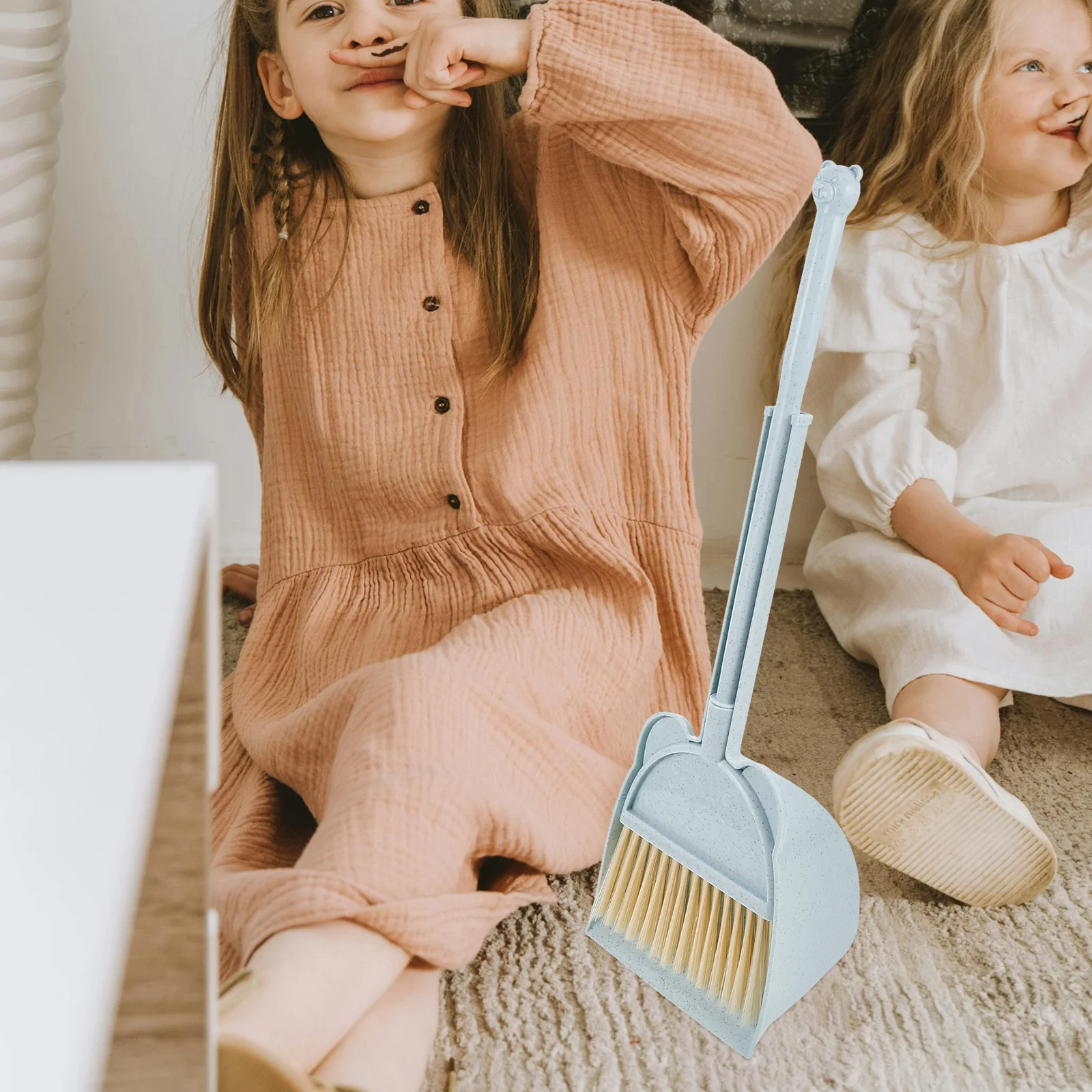 Petit balai pelle à poussière jouet Mini et enfants courts jouets pour tout-petits outils de nettoyage balais pour bébé