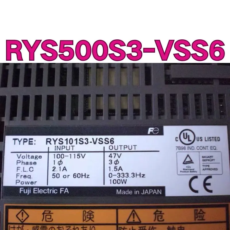 Подержанный драйвер RYS101S3-VSS6 мощностью 100 Вт протестирован, быстрая доставка.