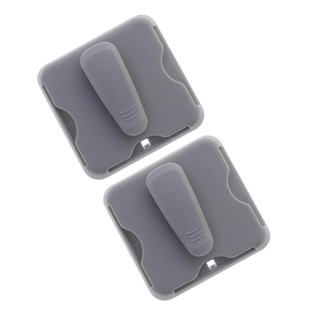 

2pcs Car Sunshade Clips Storage Bracket Sunglasses Holder Visor Organizer Plastic Accessories Interior Truck Suv