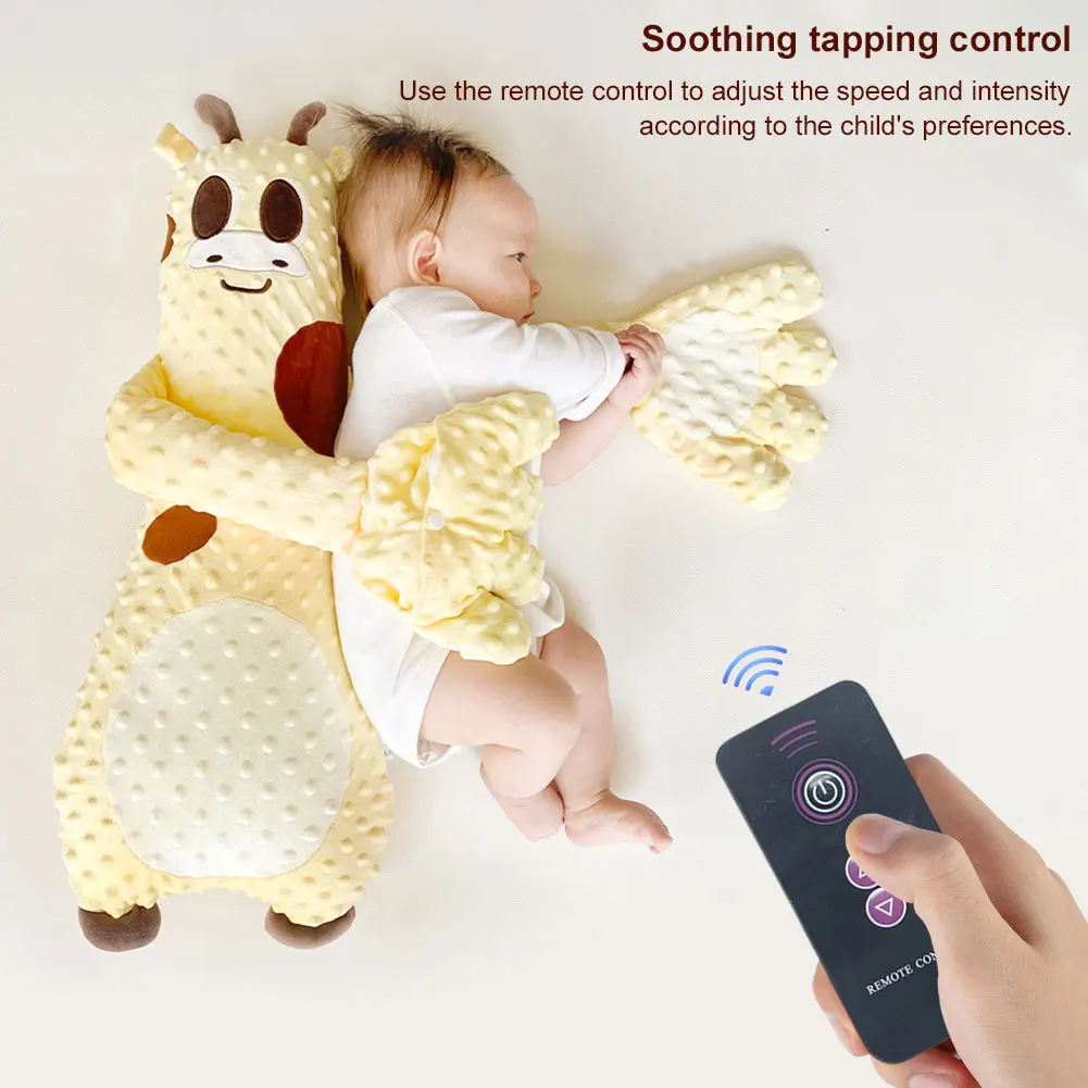 Baby Sleeping Patting Doll 60cm Baby Patter for Sleep Remote Control Electric Toddler  Soothing Palm Patting Toy Sleep Companion
