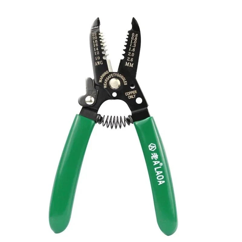 LAOA 7inch Wire Stripping Pliers Multifunction Cable Stripping Tools Portable Electricians Pliers