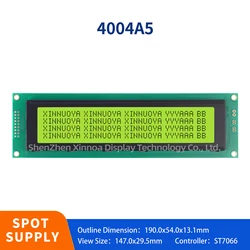 40X4 4004 4004A5 Russian Japanese English character LCD module display screen LCM yellow green blue with LED backlight