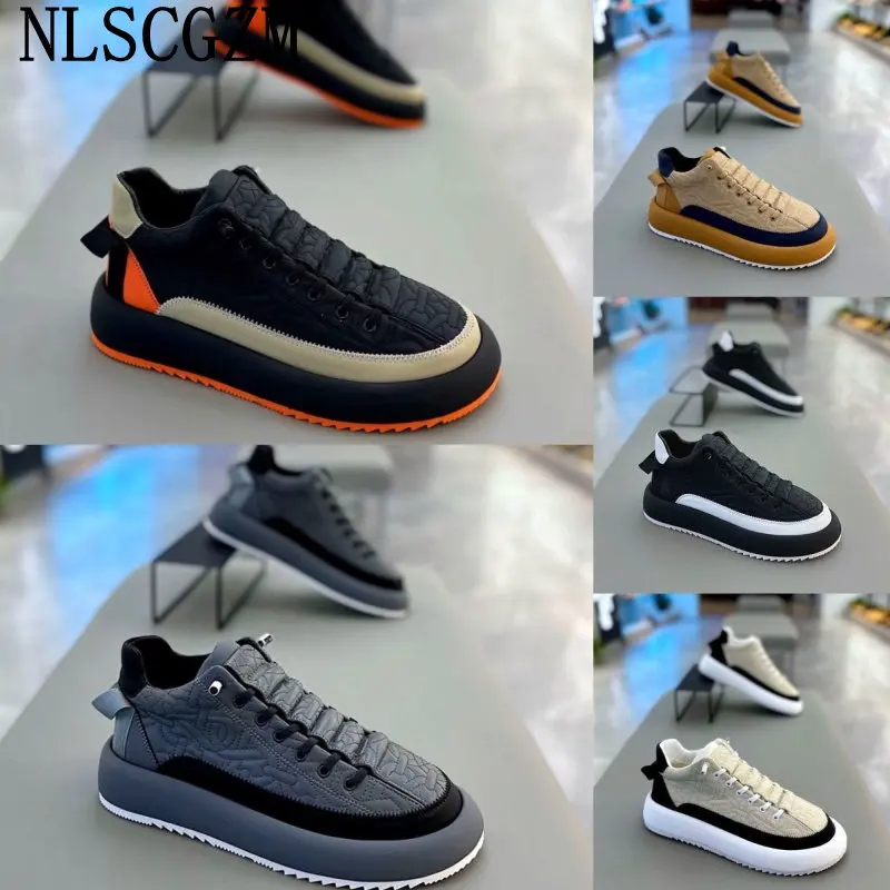 Leather Shoes for Men Luxury Sneakers Casual Shoes for Men Fashion Shoes Men Italiano Casuales Office 2024 Zapatillas De Hombre