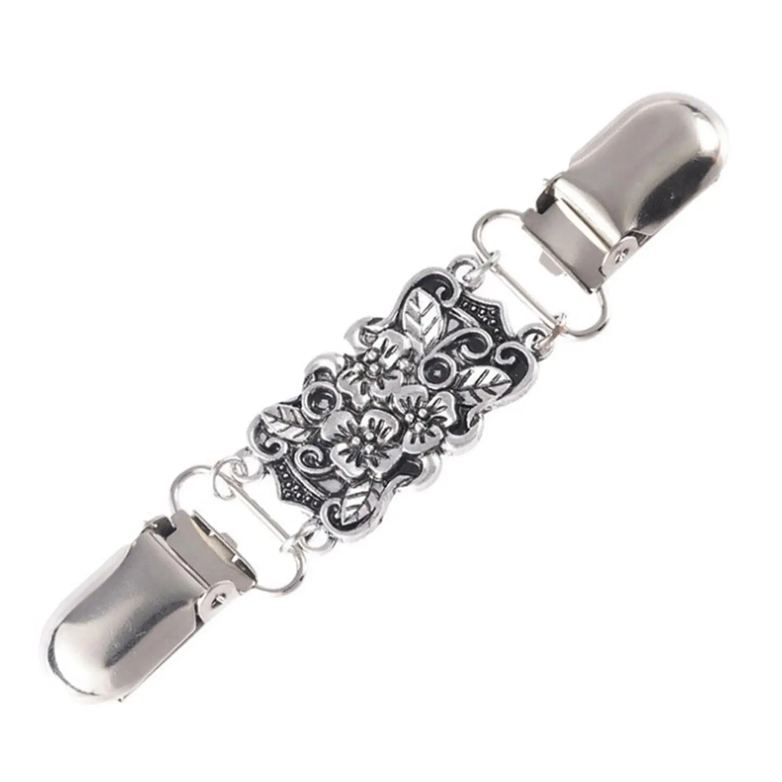 4 Pieces Fashion Sweater Shawl Clips Cardigan Dresses Clasps Collar Elegant Brooch Clip 4 Styles for Blouse wearing Party Girls