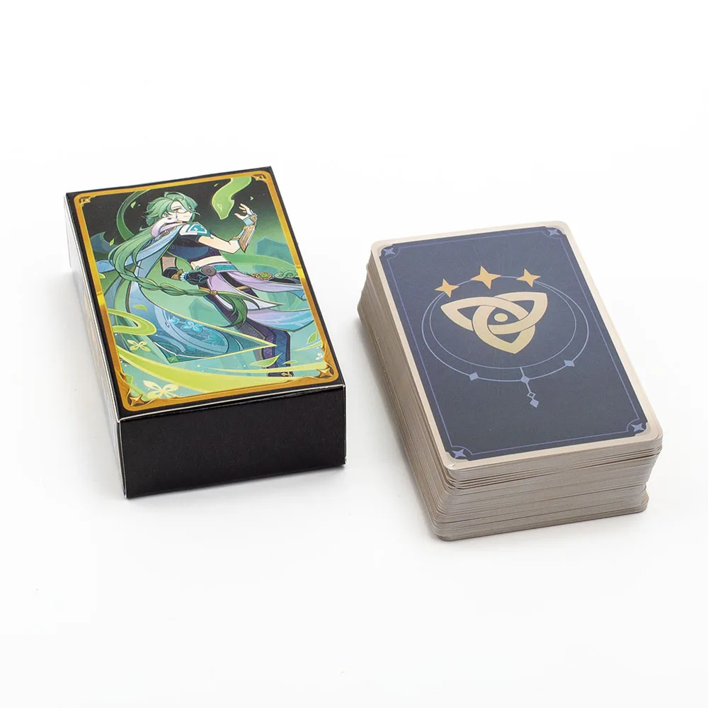 Anime Game Genius Invokation TCG 65Pcs/Set Hot 9.5*5.5cm Collectible Card Collection for Desktop Gaming