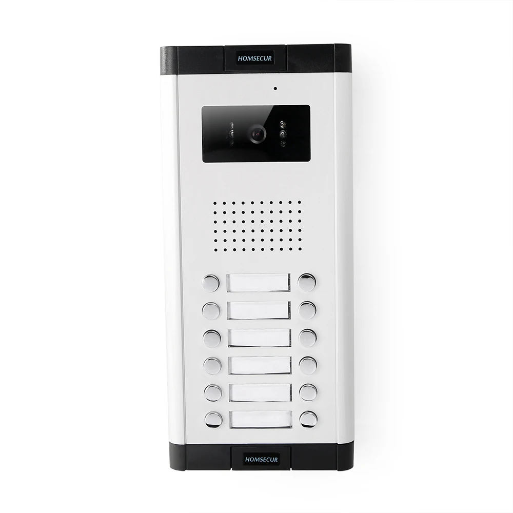 

700TVL 520C-12 Outdoor Doorbell Camera Flush Mount XC061-12 for 4 Wire Video Doorphone Intercom Home Security 4 Flats/Apartments