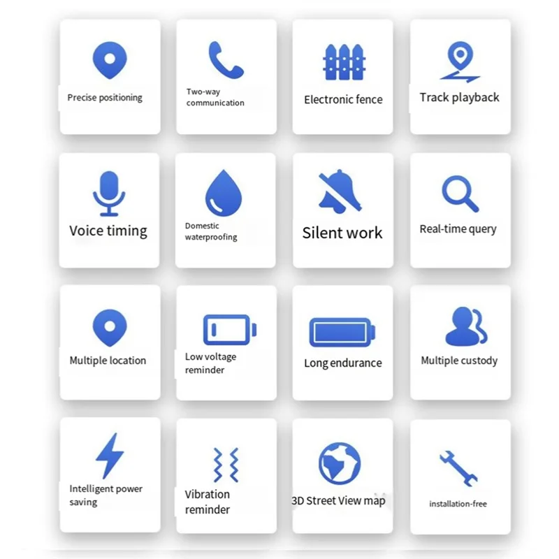 AA60-Elderly 4G Tracking Tracker SOS Wireless Wifi Caregiver Pager Old People Locator Fall Alert Tracker IP67 Anti Lost