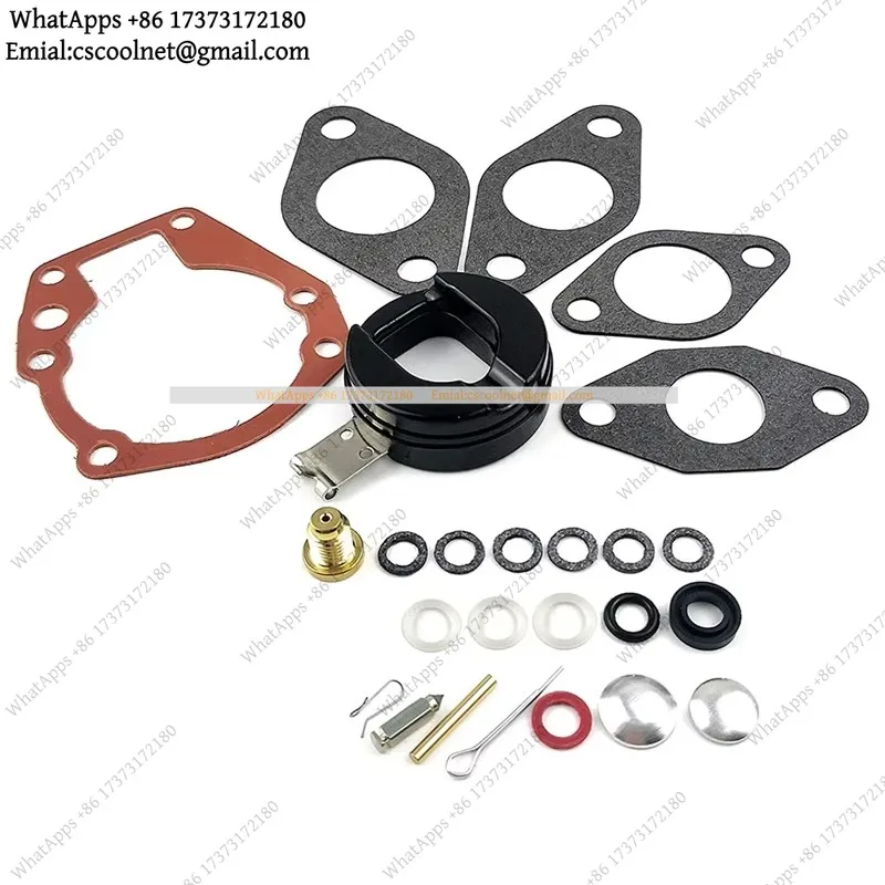 JS01 Carb Rebuild Kit 439071 With Float For Johnson Evinrude OMC BRP Outboard Carburetor