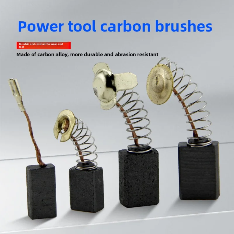 Replacement Carbon Brushes for Rotary Hammer & Cut-off Machine, High Wear Resistance Power Tool Parts,SL26013