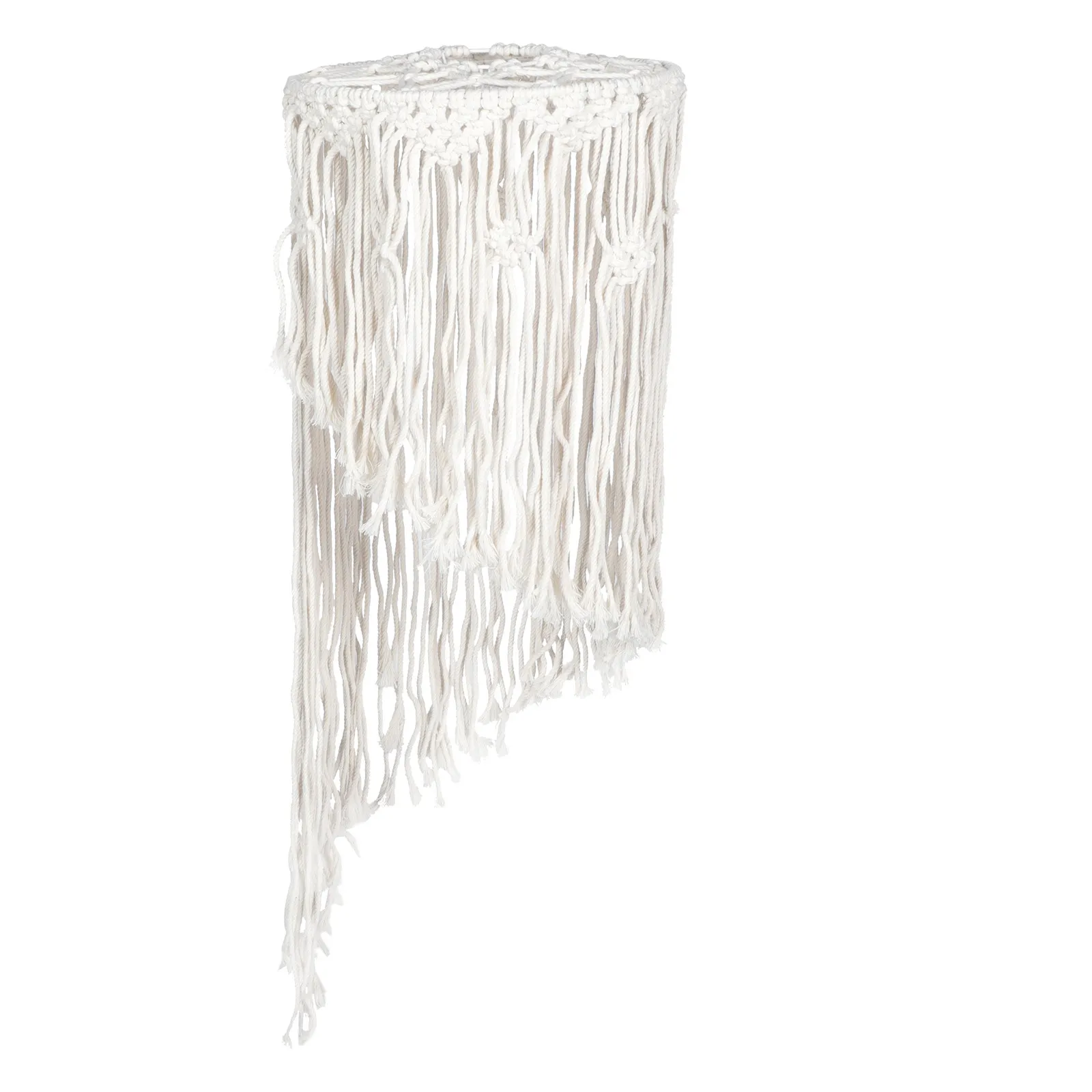 

Handwoven Cotton Lampshade Chic Ceiling Light Cover for Living Room Study Room Warm Soft Light Shade Creative Home Decorative