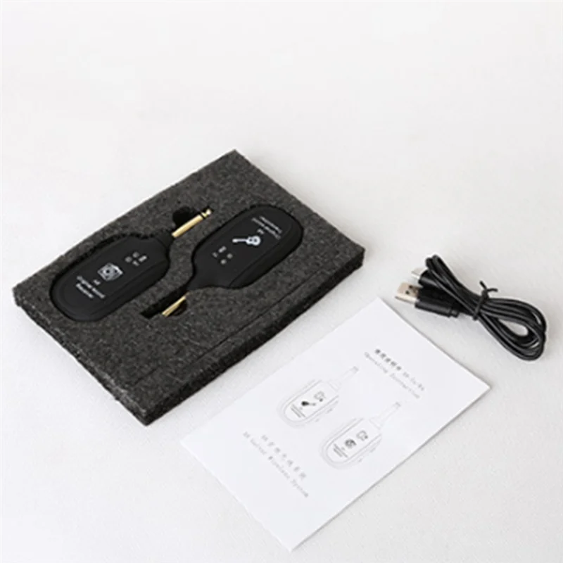 Portable Guitar Wireless Transmitter&Amp Receiver Transmission Audio Wireless System Built-in Battery for Guitars Bass