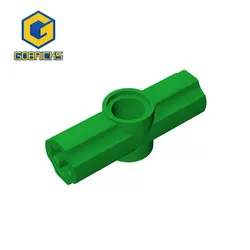 Gobricks 10 pezzi mattoni connettore perno asse tecnico angolato 180 gradi compatibile con 32034 giocattoli assemblano Building Block