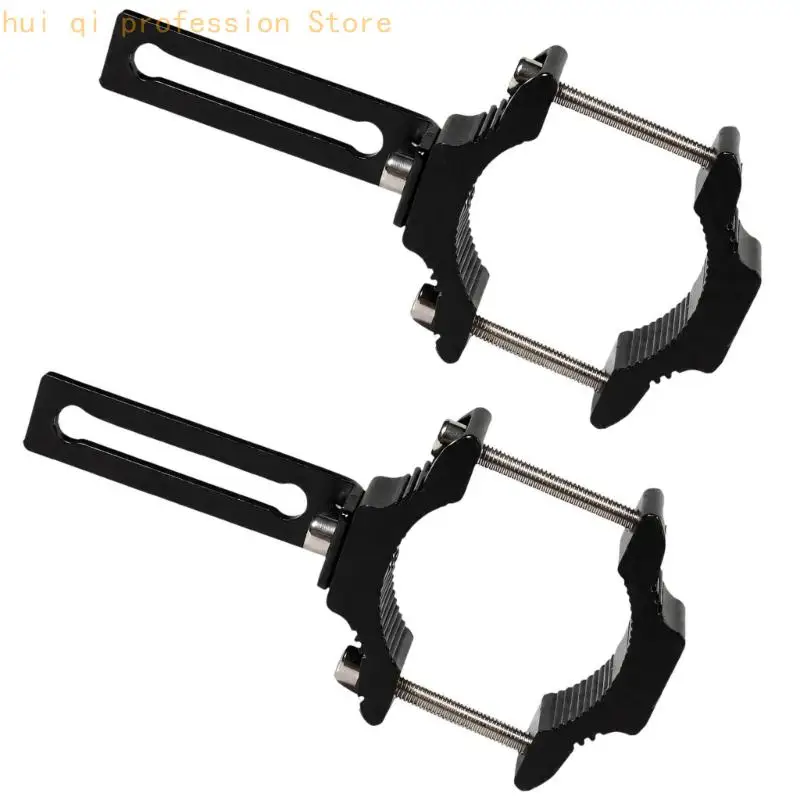 Rundstangenklemme, Motorradhalterung, Zusatzlicht- und Spiegelverlängerungshalterung, 2-teiliges Aluminium für Straßenfahrten – Detail 5