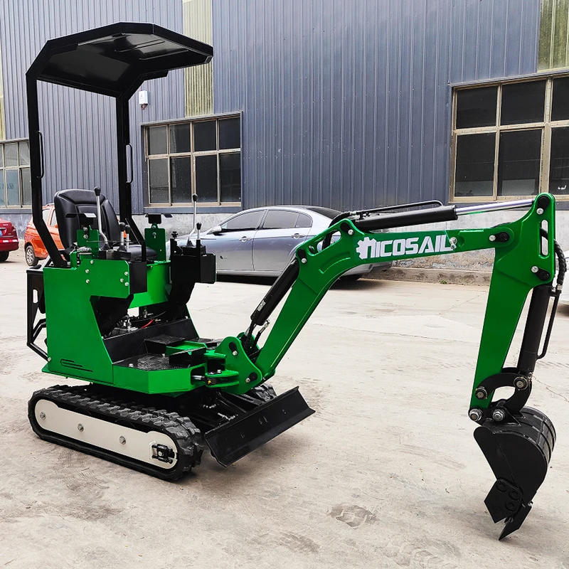 Customized Hot Sale CE/EPA Small Crawler Excavator 1 Ton Mini  Digger with Engine Mini Excavators Multifunctional Escavadora