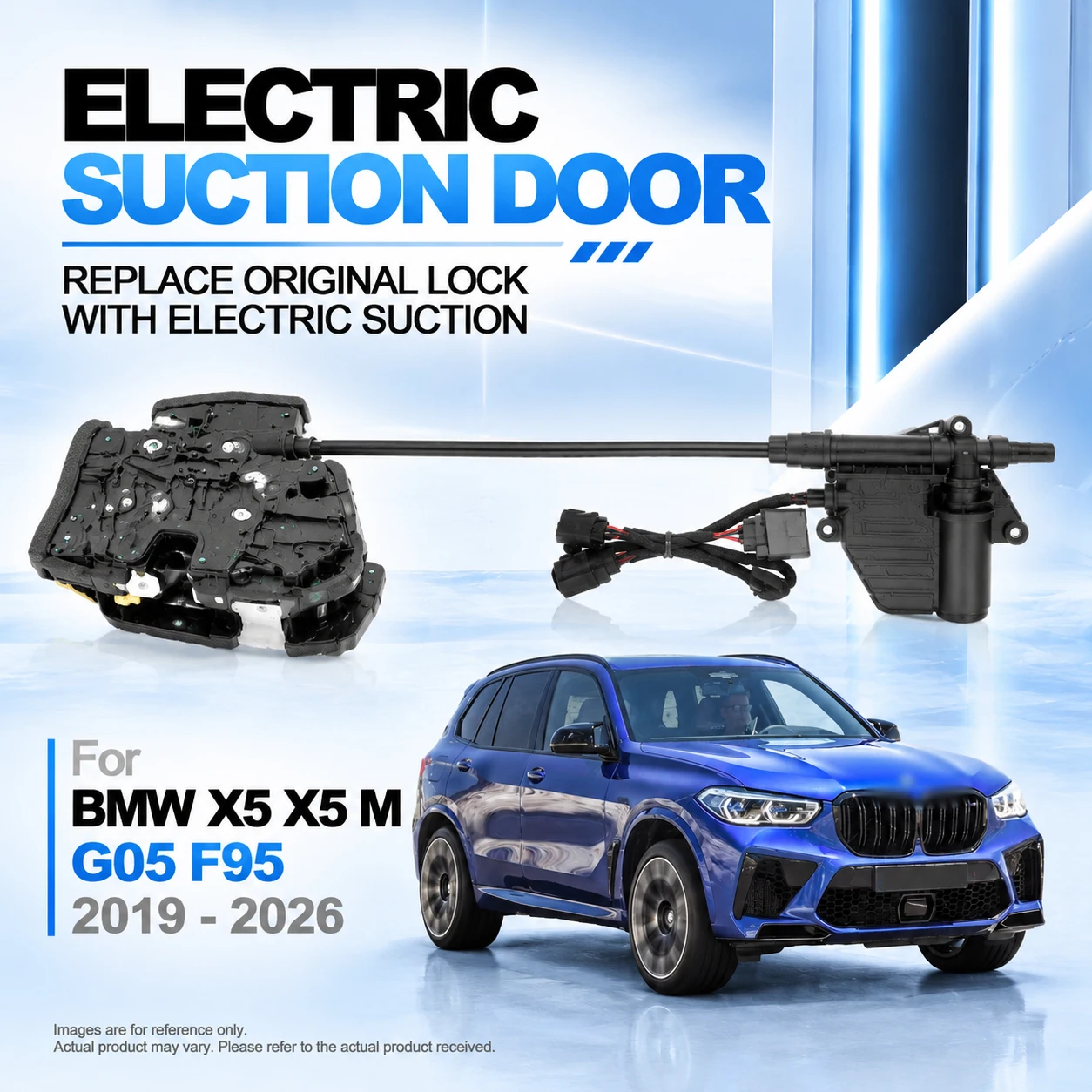 For BMW X5 X5 M G05 F95 2019-2026 Car Specific Electric Soft Close Door Lock Replacement Kit Auto Suction Door Upgrade
