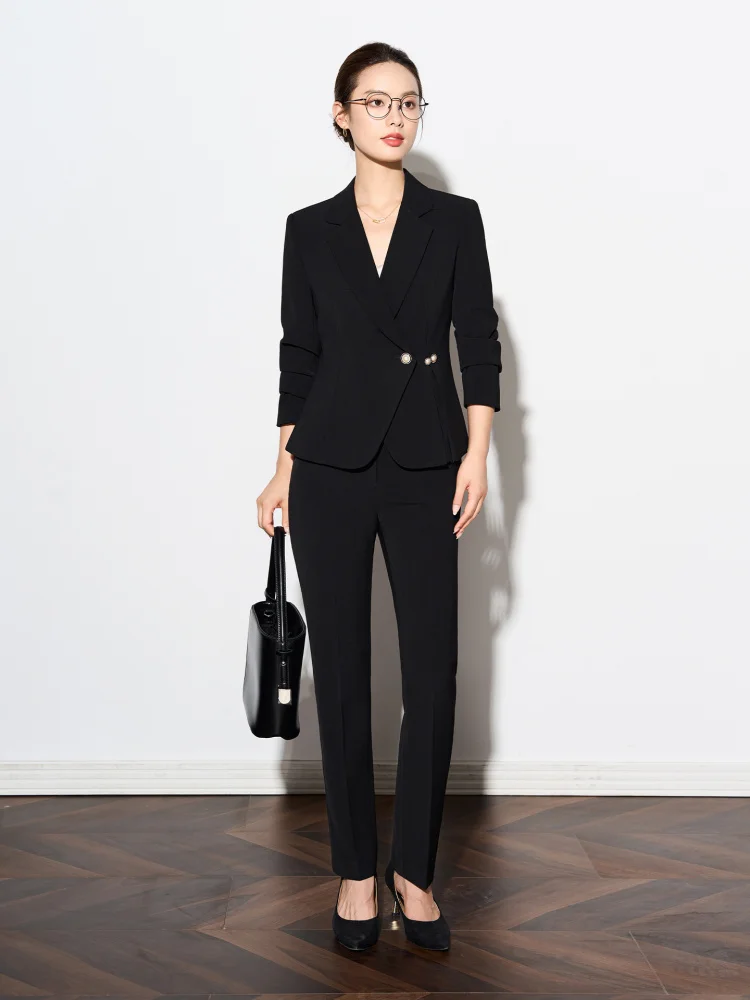 Sales office workwear for women, high-end jewelry store professional attire, beautician workwear, high-end beauty salon clothing