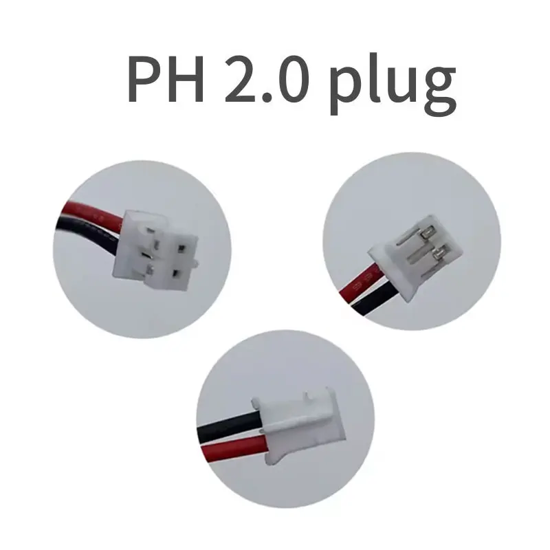 1-10pcs 3.7V 600mAh 603040 503040 Rechargeable Li-Po Battery, Lithium Polymer Ion Pack for Dash Cam, Bluetooth Speaker, GPS view 2