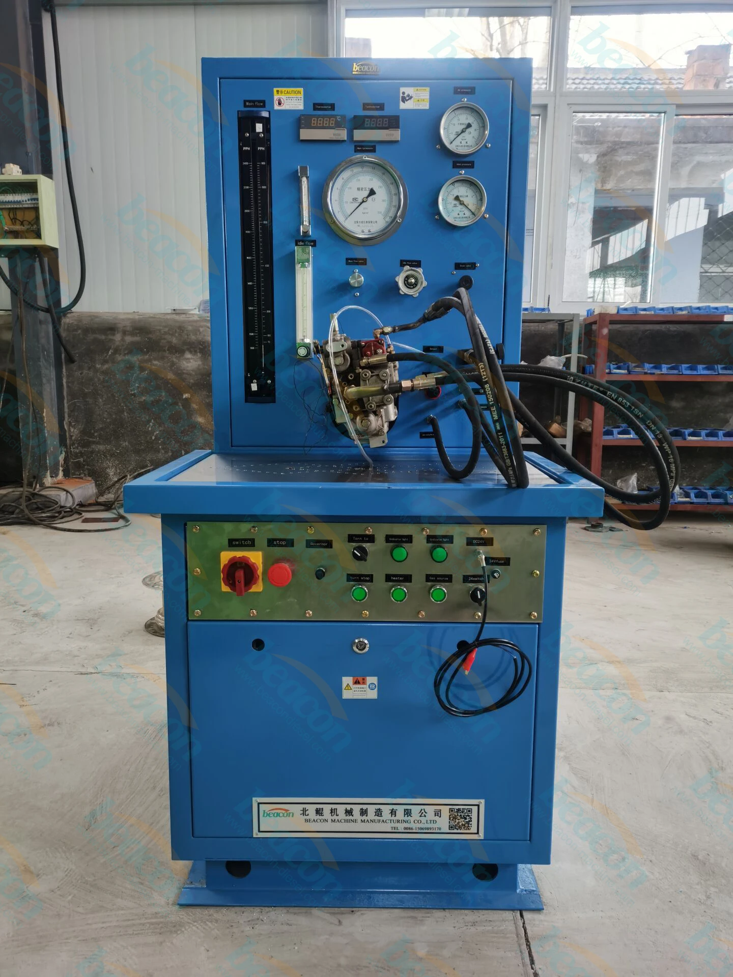 Beacon PT212 PT Pump Test Bench Professional Diesel Fuel Injection Pump Calibration Machine for PT Pump Repair