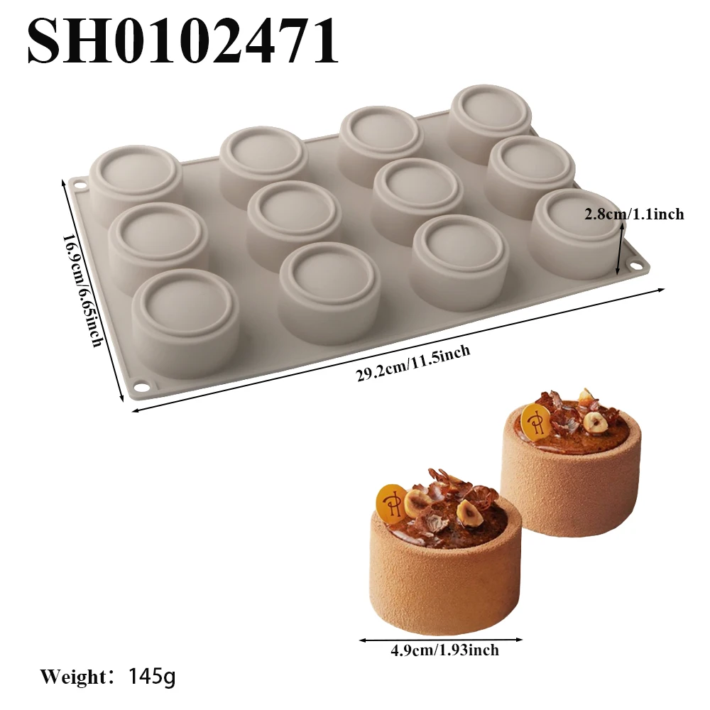 Moule à gâteau en Silicone, fleur de cerisier, chrysanthème, tasse à Pudding, Design Olive, Mousse, ustensiles de cuisine, moule à chocolat