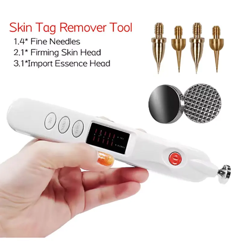 Electric Plasma Pen Skin Mole Removal Freckle Machine Facial Wart Label Papilloma Tattoo Removal Pen Blackhead Beauty Care Tool