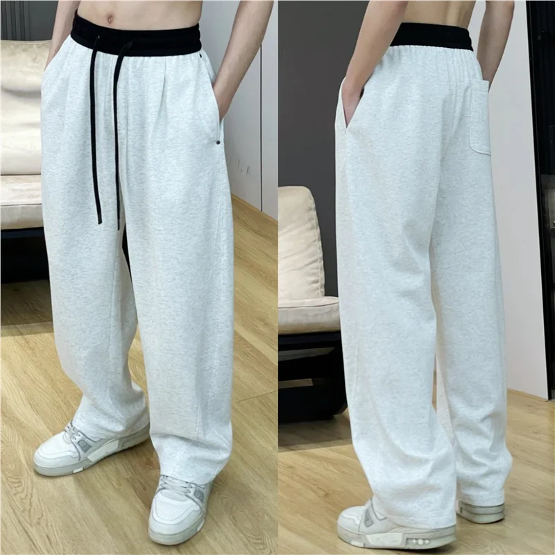 กางเกงลำลองสไตล์ญี่ปุ่นสำหรับผู้ชาย สไตล์ใหม่ ใส่ได้หลากหลาย ลุคสบายๆ อินเทรนด์ ฮาราจูกุ แฟชั่นเรียบง่าย