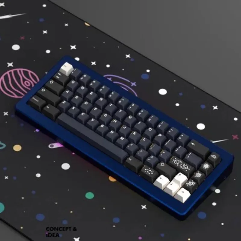 

GMK Galaxy Theme Keycap Set 133key PBT Custom Personalized Keyboard Cap Cherry Profile Gaming KeyCap for Mechanical Keyboard