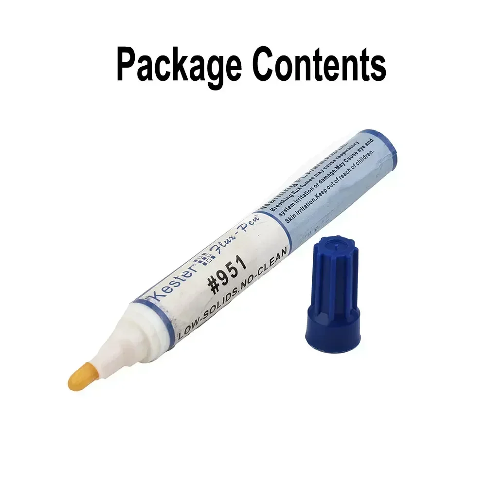 

10ml Rosin Flux Pen Vacuum Tip Low Solids No Clean For SMT Through Hole Solder Joints Soldering Solar Cell Process Computers