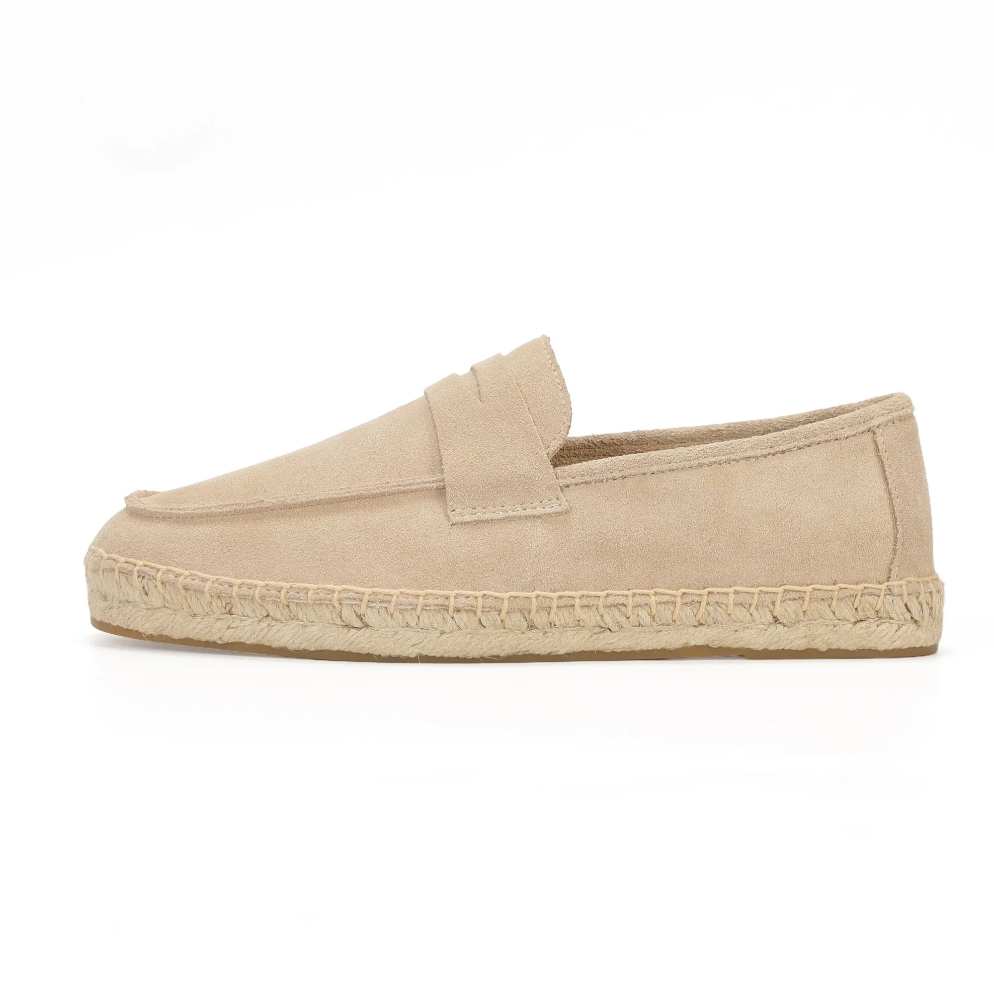 Womens Jute Espadrilles Slip On Loafers Image 19