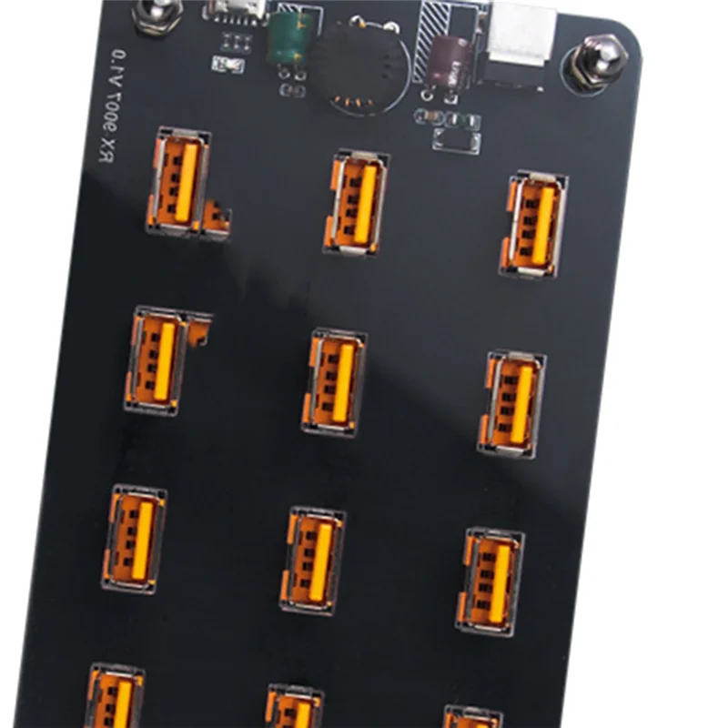 X16A 2025 НОВИНКА-15 портов Прозрачный дизайн Micro-USB Атмосфера Ночной светильник База питания