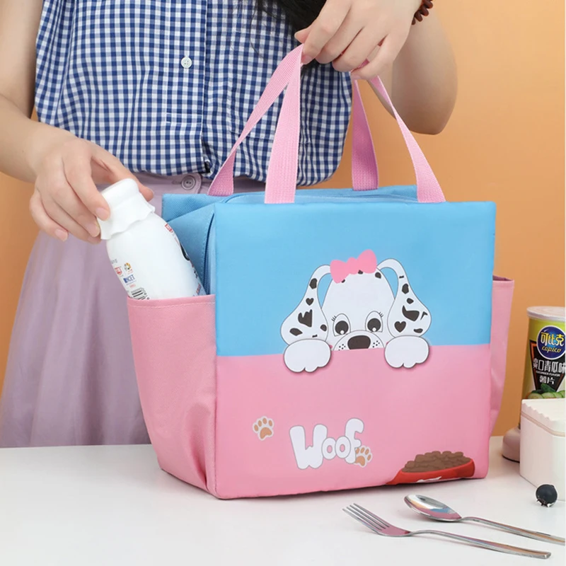 سعة كبيرة العزل الحراري حقيبة الغداء أكسفورد القماش تخزين المواد الغذائية نزهة أكياس حمل أكياس صندوق تبريد المحمولة