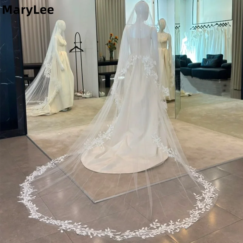 velo-da-sposa-con-applicazioni-in-pizzo-a-foglie-e-pettine-2-strati-lungo-in-tulle-morbido-avorio-personalizzabile-con-blusher