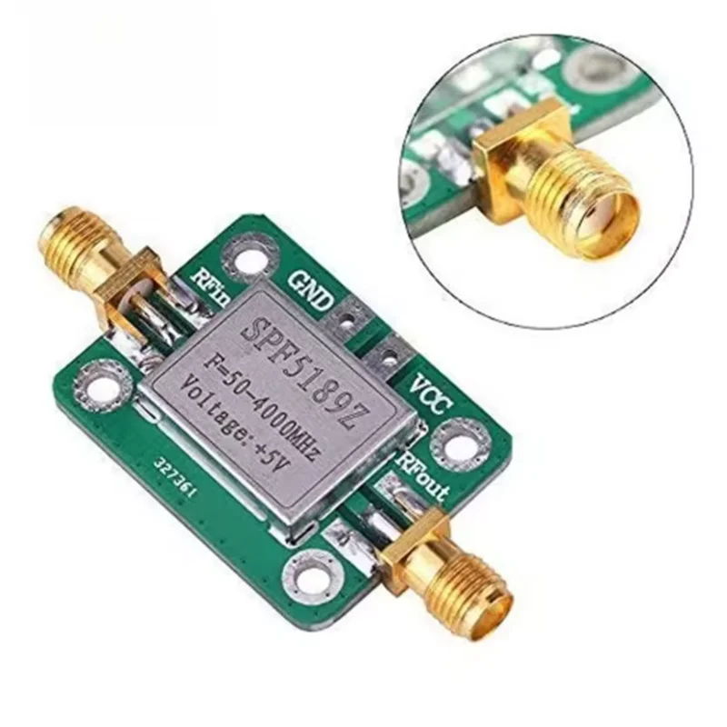 SPF5189 with Shielding Shell RF Signal Receiver SPF5189Z SPF-5189Z RF Low Noise Amplifier LNA 50-4000MHz