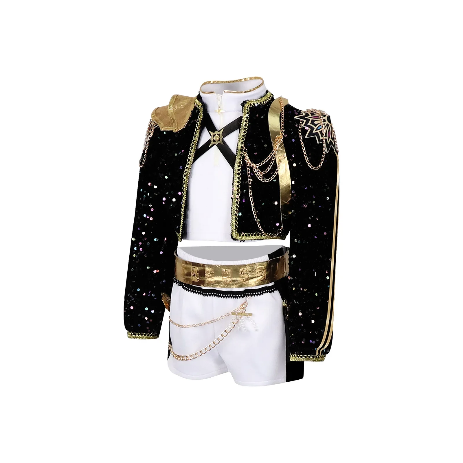 زي تنكري للأطفال بدون أكمام 2025 مجموعة أزياء الشيطان لحفلات الهالوين #4