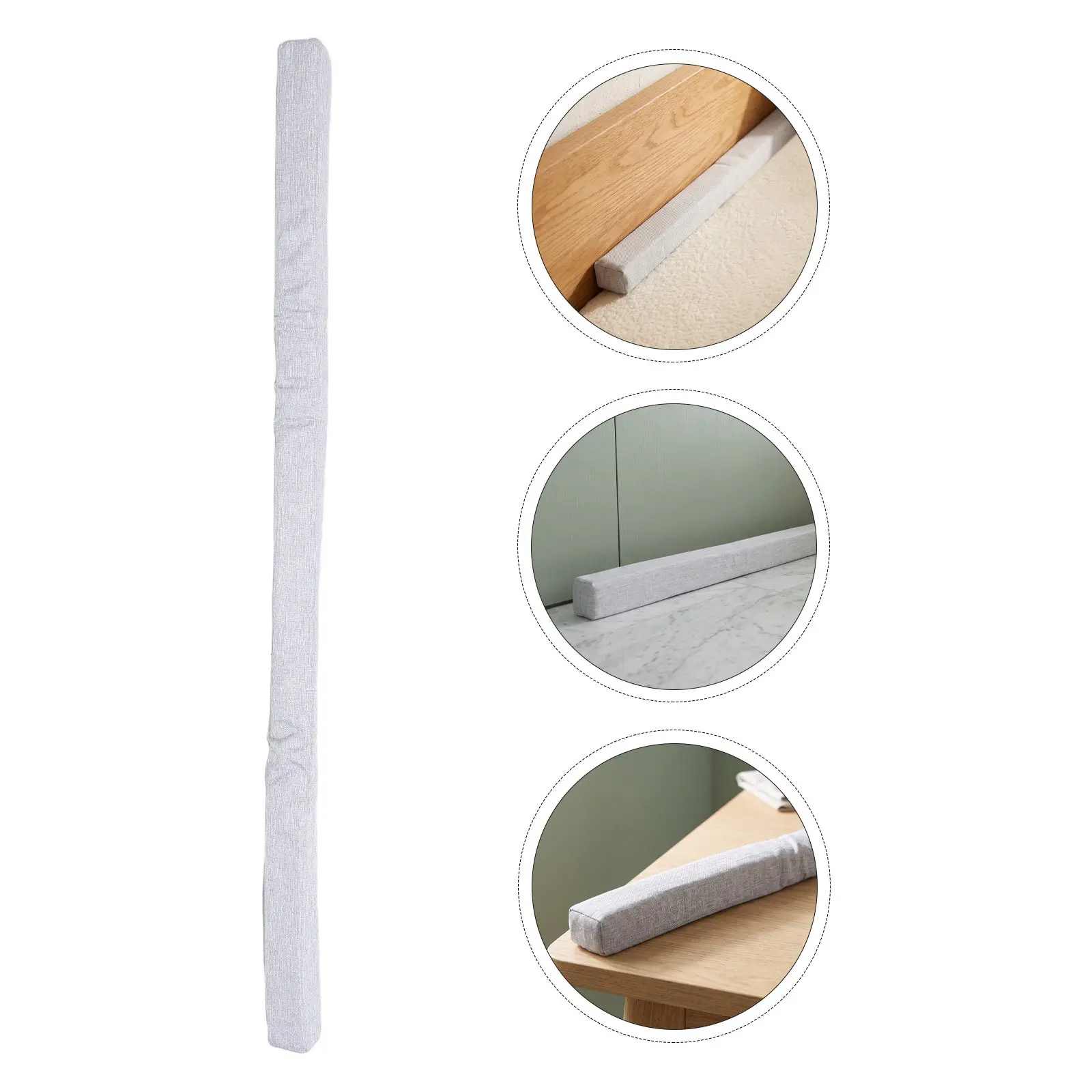 Bed Gap Filler Sponge Wedge – 47.2in Wide Mattress Bridge Connector for Kids, Dorm & Bedroom