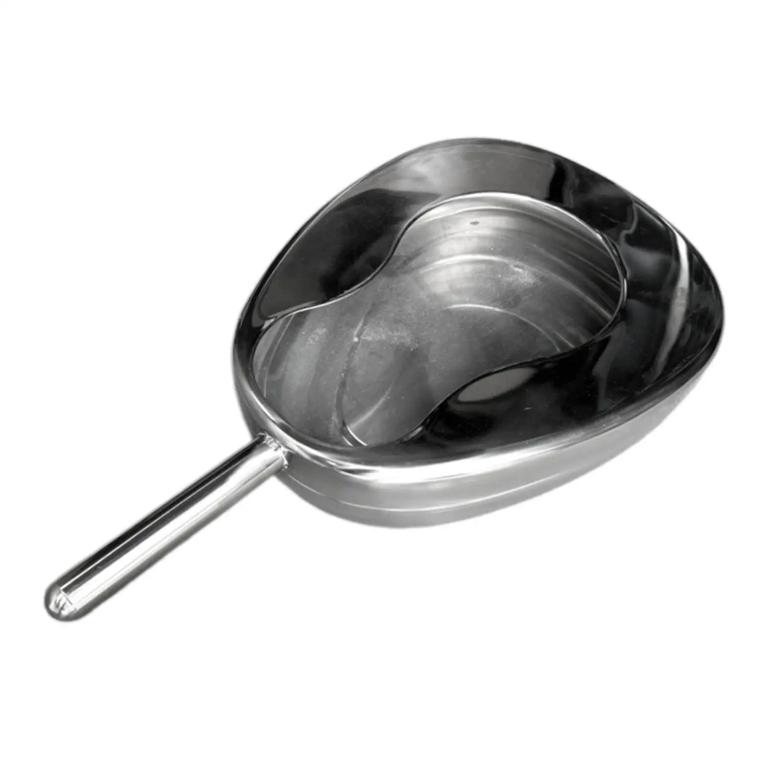 حاوية تبول ناعمة من الفولاذ المقاوم للصدأ لسرير المسنين للرجال والنساء بدون غطاء #6