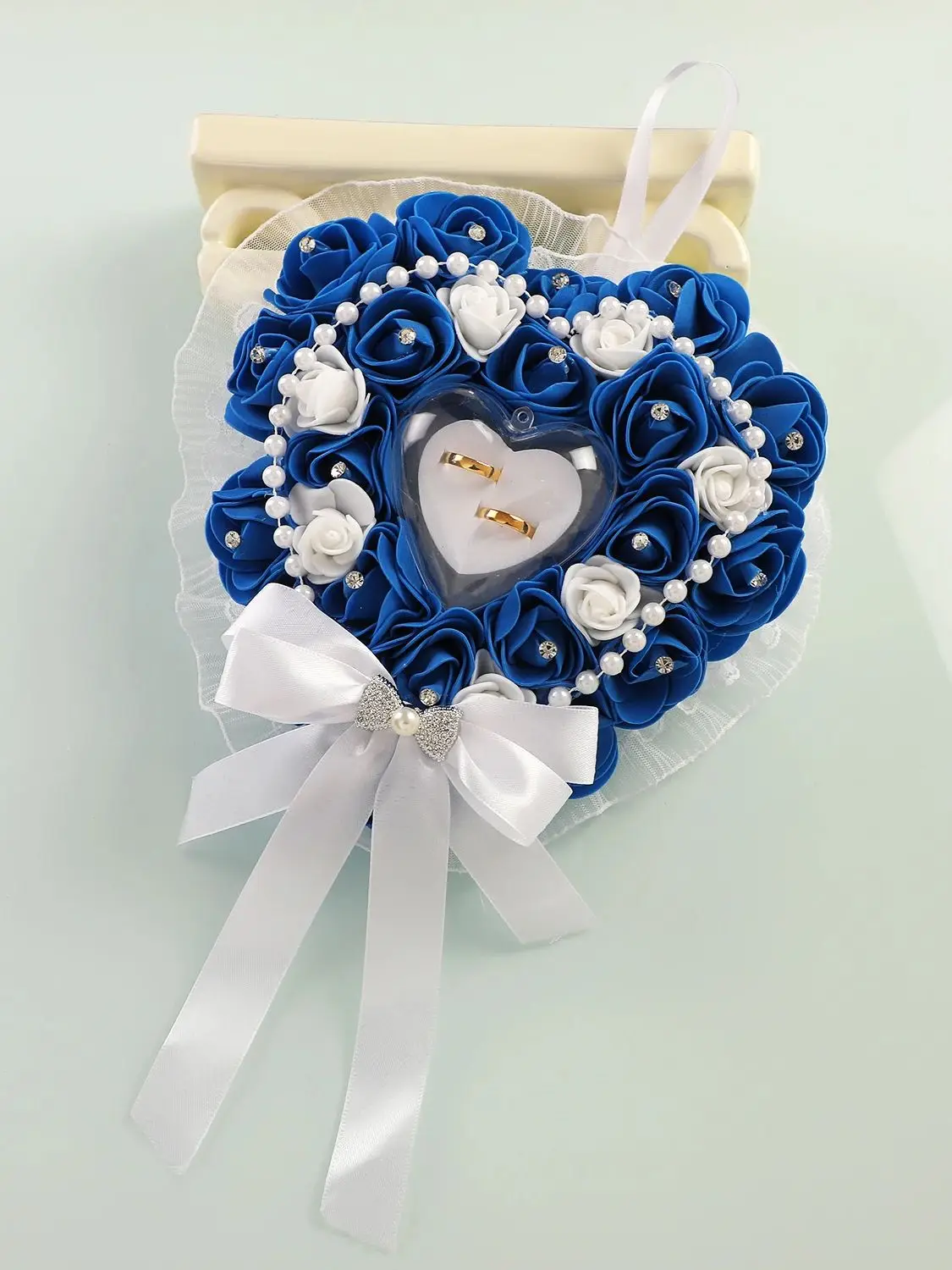 Элегантная коробка для обручальных колец - подарок для невесты и жениха Коробка для колец в форме сердца Романтическое предложение на память