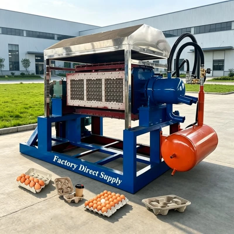 High Precision Egg Tray Molding Machine Optimized Structure Waste Paper Recycling Industrial Manufacturing Device Custom Outline