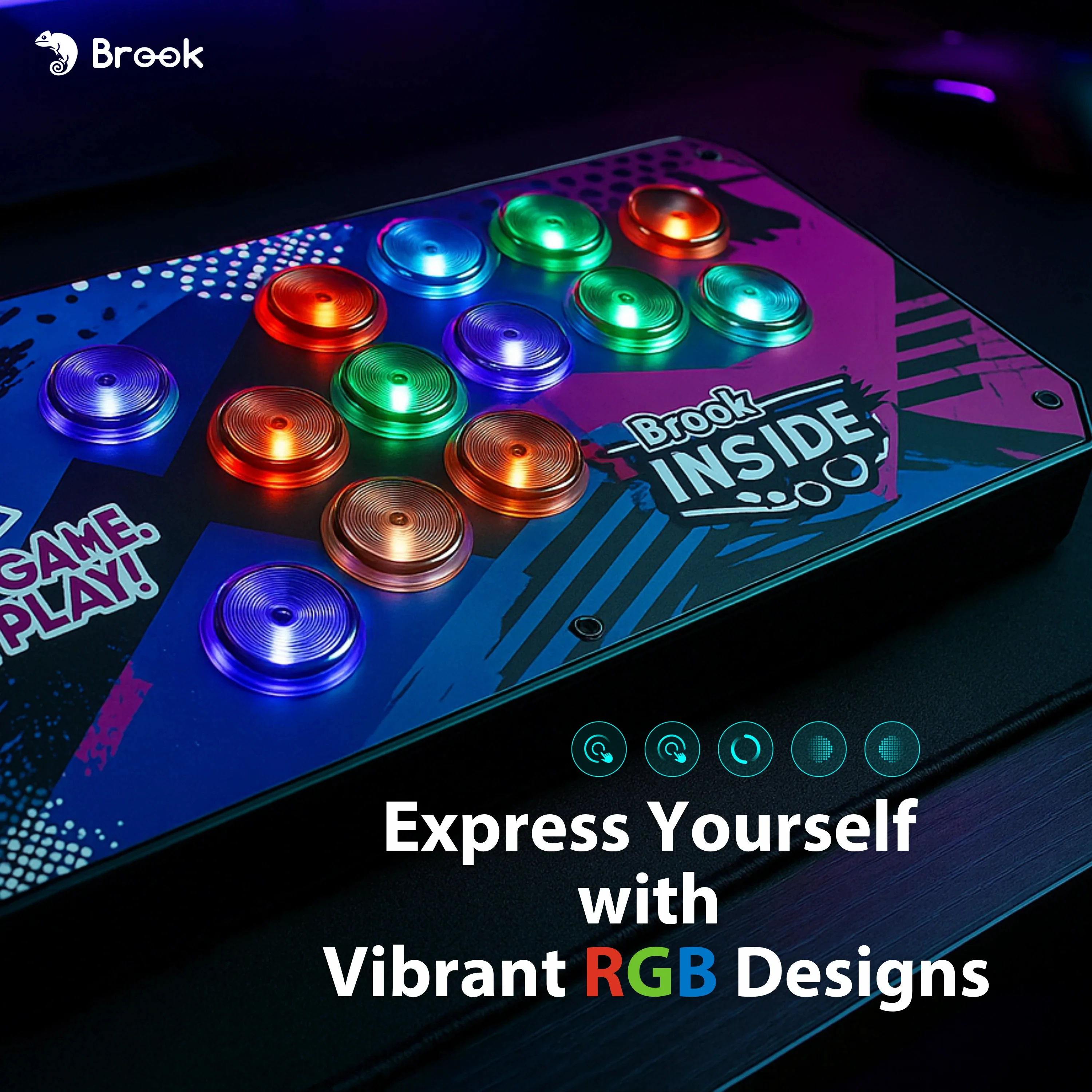 Brook Gen-5W Fighting Board wireless arcade game console control