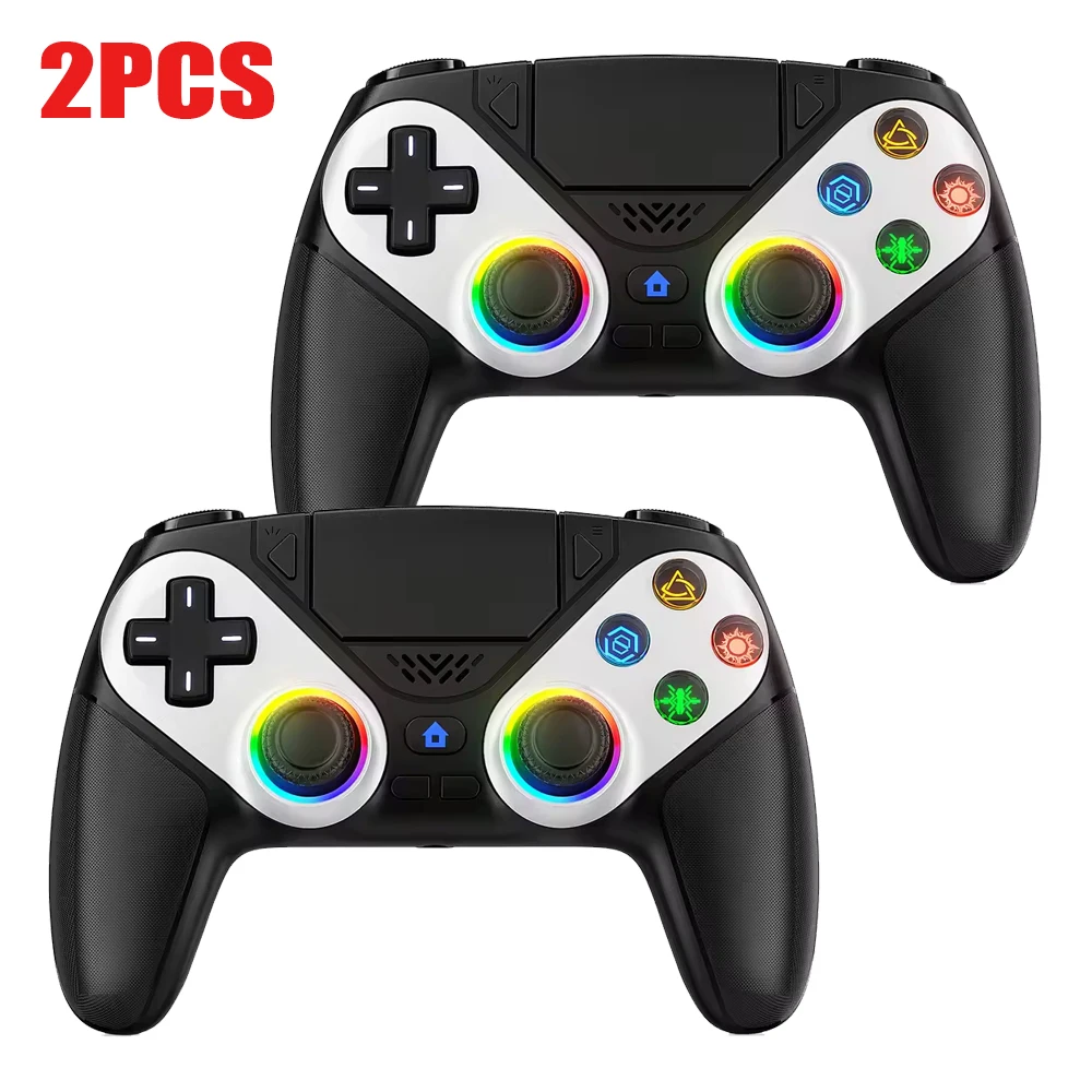 Für Playstation 5 Controller RGB Kabelloser Gaming-Bluetooth-Controller PS5 Makro/Turbo Vibration Dual Sense Anti-Drift Game-Joystick