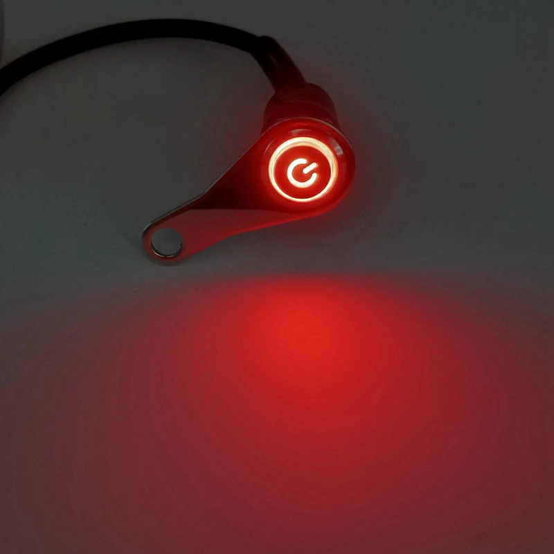LED Motorcycle Switch ON/OFF Handlebar Mount Waterproof 12V ATV Scooter Fog Light Headlamps Motorbike Push Button Switches