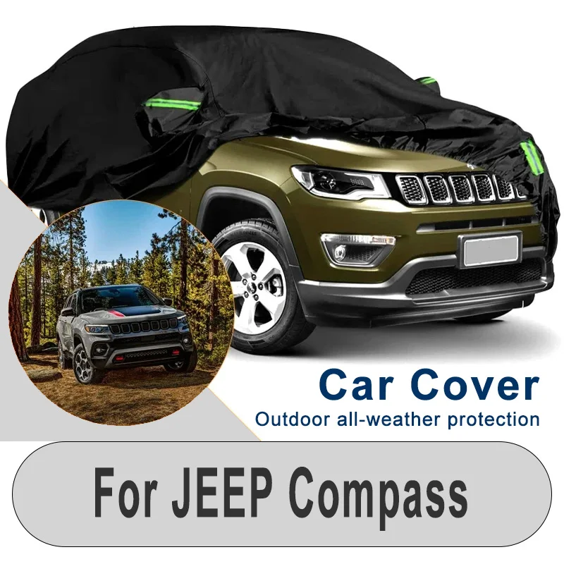 

For JEEP Compass Winter & Summer Car Cover - Outdoor Snowproof Dustproof Waterproof Sunproof, Practical Protection Shield