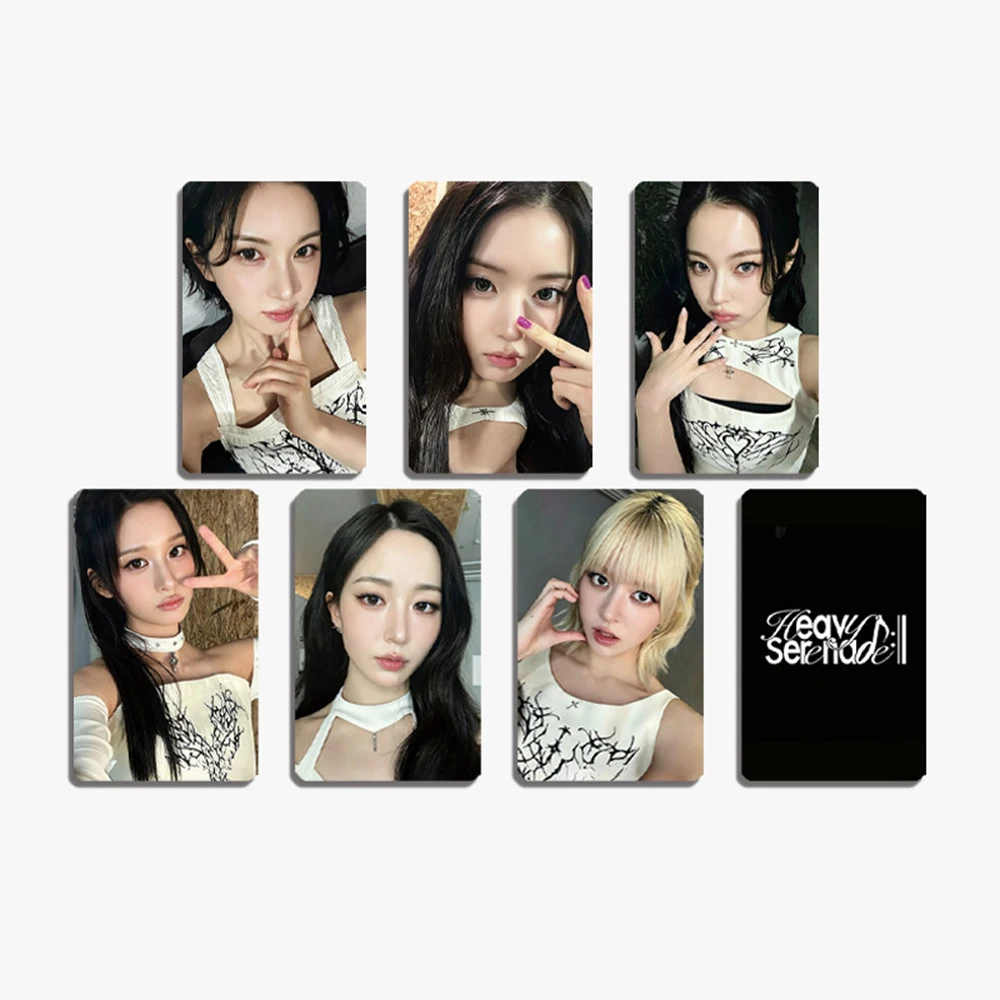 Hot Idols Sullyoon Haewon Lily Korean Style Glossy Cards Jiwoo Bae Kyujin 6/36Pcs/Set Heavy Serenade Selfie Photocard Fans Gift