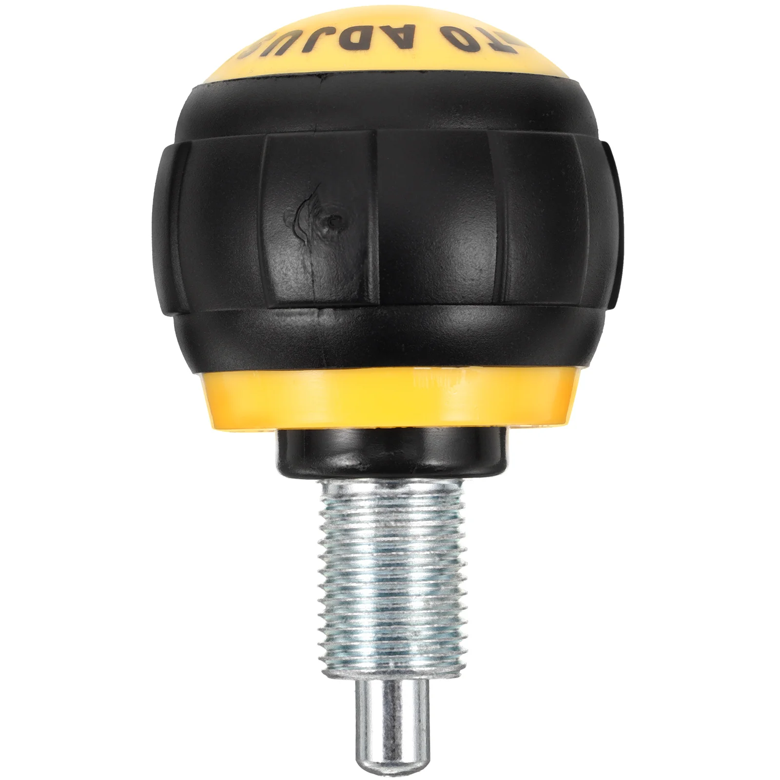 

Spherical Rotating Pull Pin Knob Black Yellow Fitness Accessories for Exercise Bike Gym Equipment Replacement Parts
