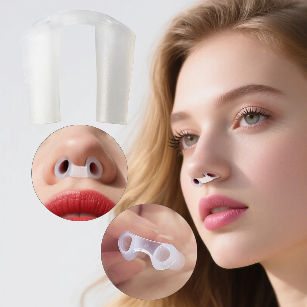 7 Sizes Postoperative Silica Gel Nose Clip Nostril Retainer Clear Shaping Nostril Support Beauty Noseclip Adjust Crooked Nose