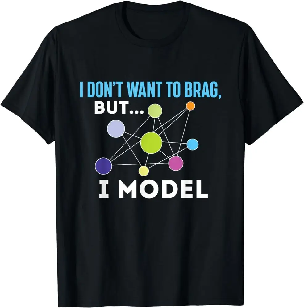 I Model, Data Science Statistics Data Analyst Data Modeling T-Shirt Anime Graphic T-shirts Y2K Tops Short Sleeve