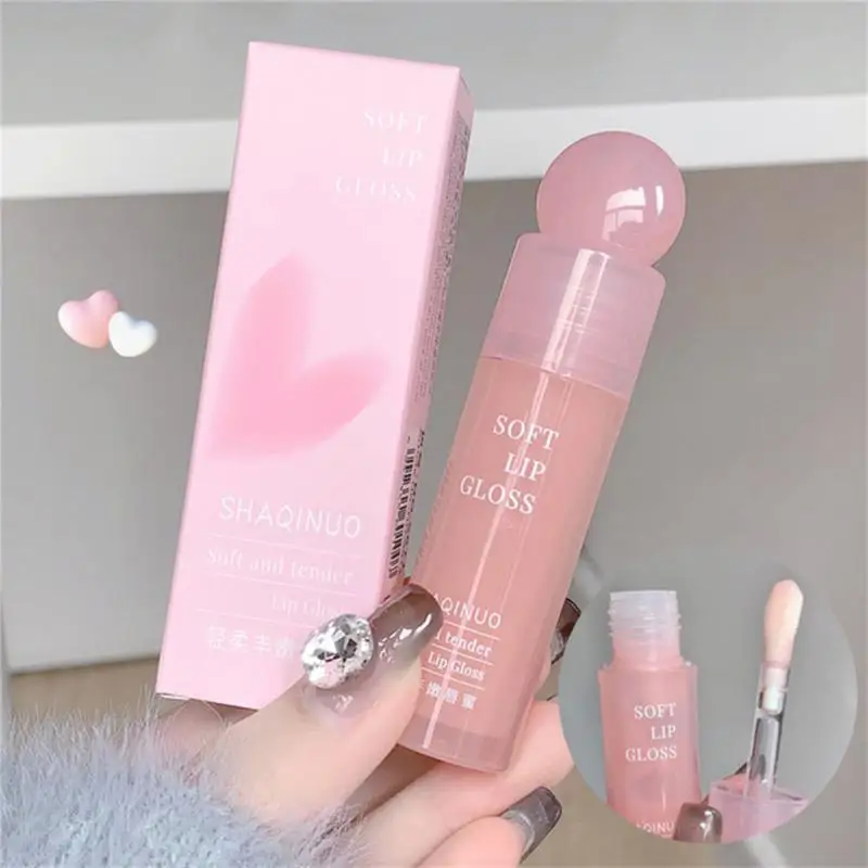 Natural Lip Honey idratante idratante Lip Glaze facile da colorare rossetto duraturo Clear Crystal Lip Oil Mirror Water Lips Makeup