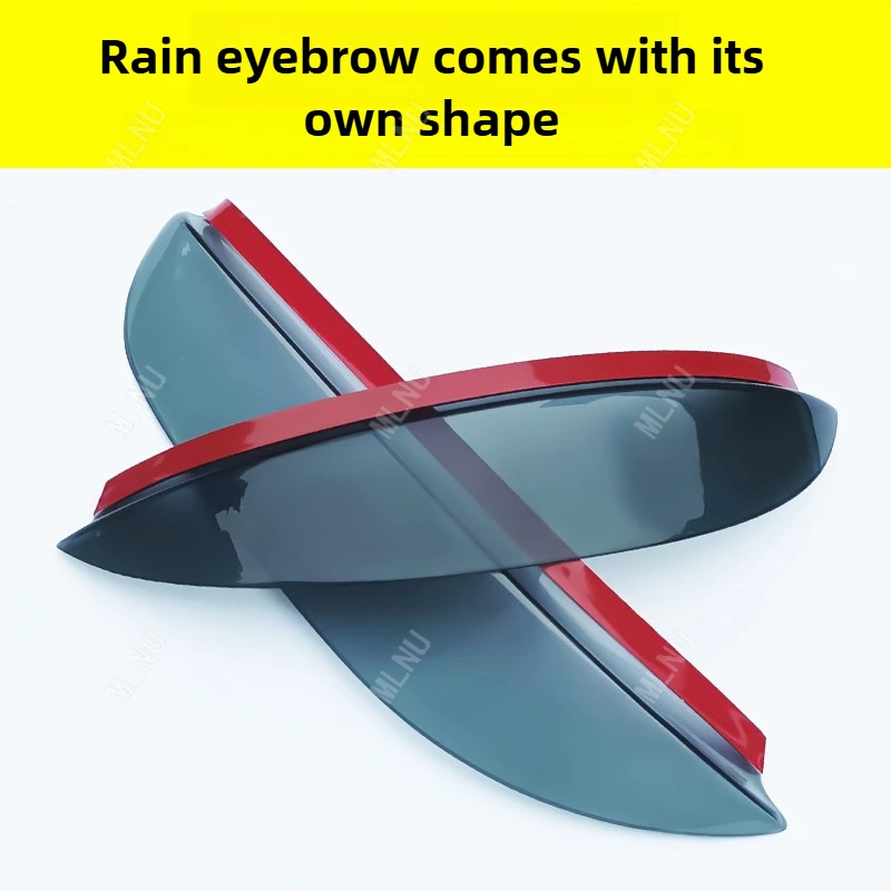 Accessories For Toyota C-HR 2026/2025 Rearview Mirror Rain Shield Organic Glass Sunshade Rainproof Wear-Resistant 2022-2024