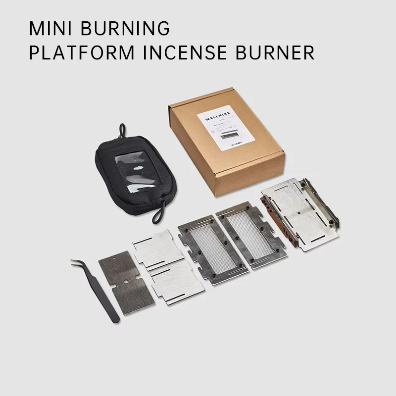US in Stock Mini Stove Wood Burning Multi-fuel Portable Stainless Steel Camping Stove  Outdoor Heating Cooking  Hiking