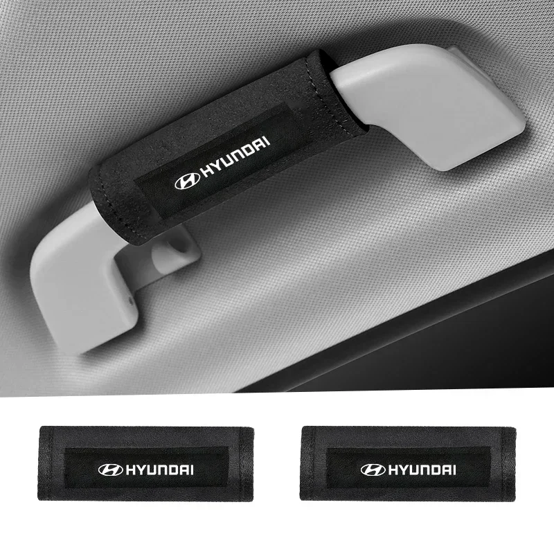 Car Emblem Roof Handle Protection Pull Gloves For Hyundai I30 I20 IX35 I40 Tucson Getz Sonata Veloster Elantra Solaris Creta